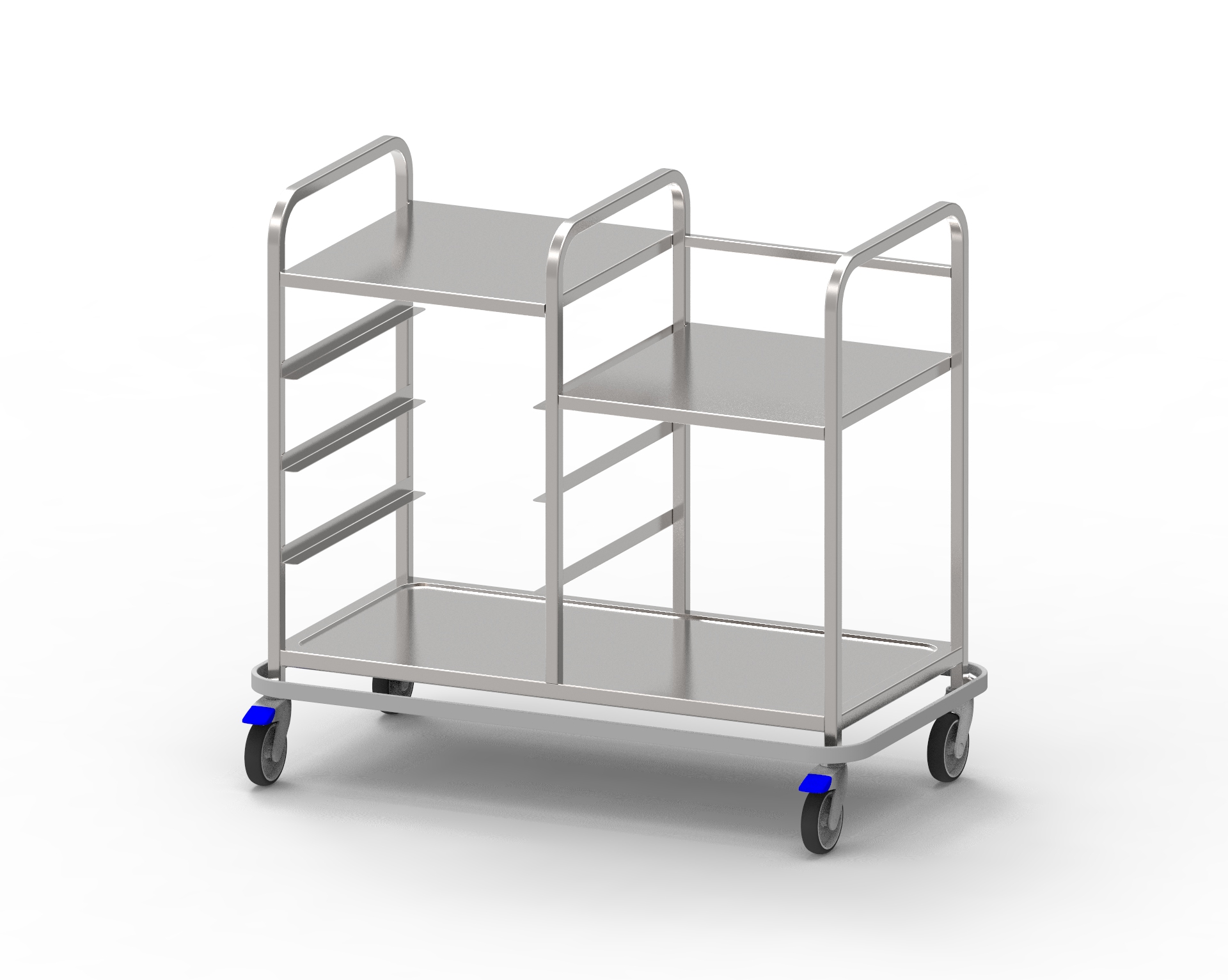 Kombinationsvagn 2 hyllplan