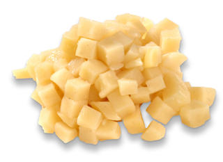 Tärnad potatis