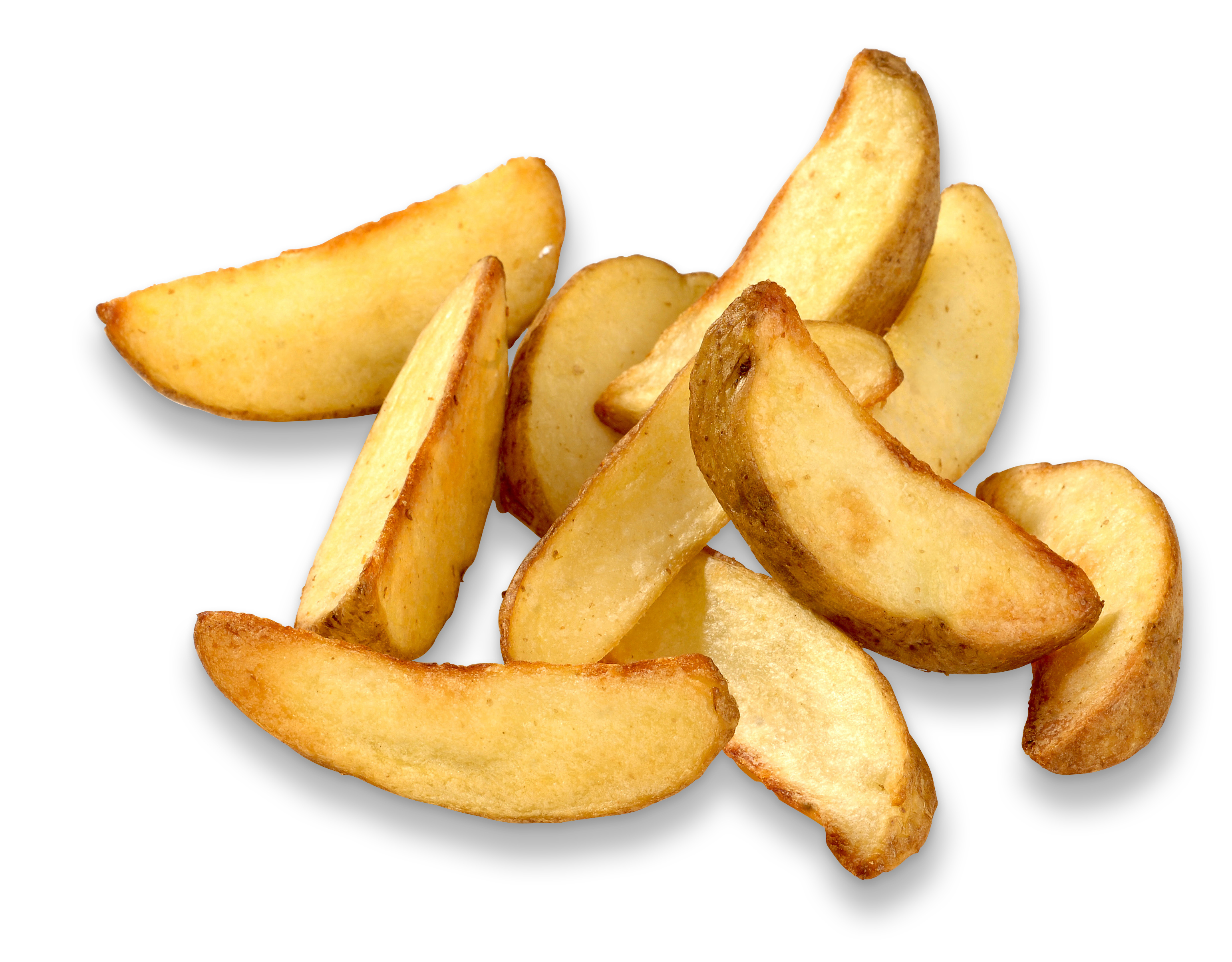 Potatis klyftor med skal