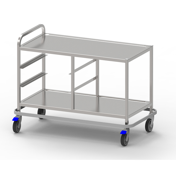 Kombinationsvagn 2 hyllplan