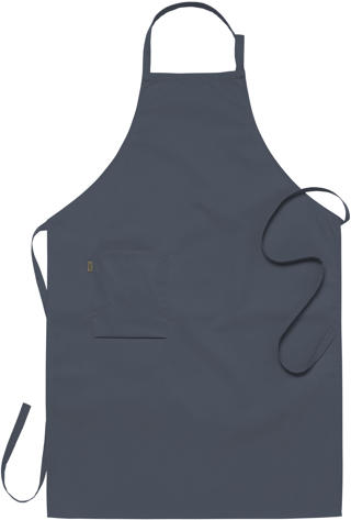 Bröstlappsförkläde 2337 Grå 75x110cm