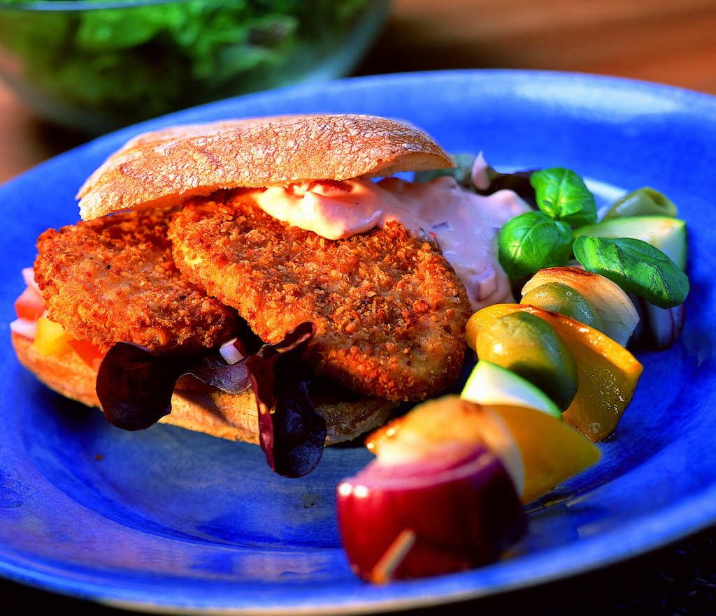 Kycklingschnitzel ostpanerad,  styckfryst