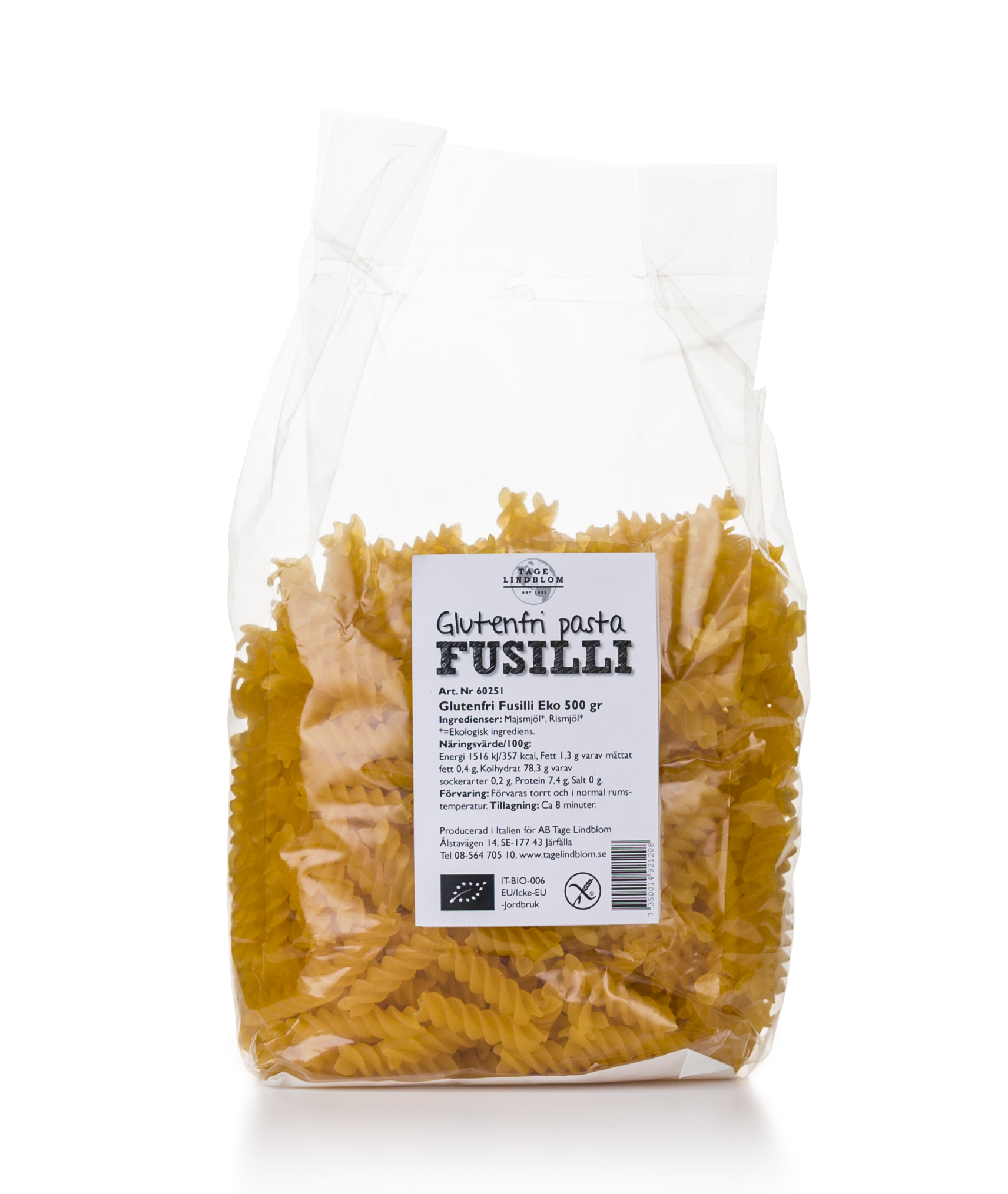 Fusilli Glutenfri EKO