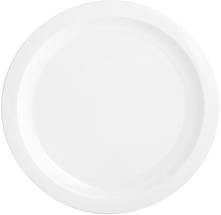 Progress tallrik flat vit Ø24cm