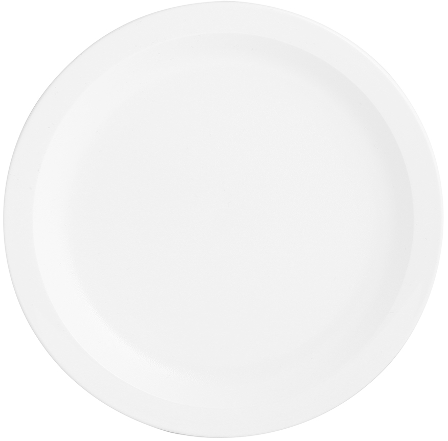 Progress Tallrik Flat PET-G Vit Ø18cm