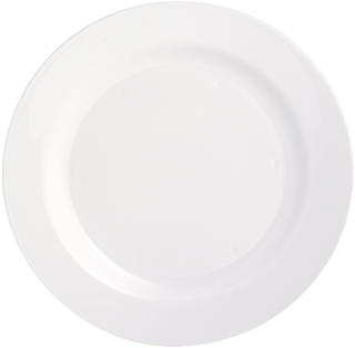 Progress Tallrik Flat Bred Bräm PET-G Vit
Ø23,5cm