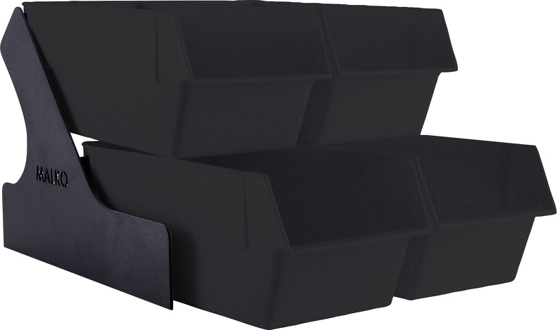 Ställ för Besticklådor Stål 26,5x30cm