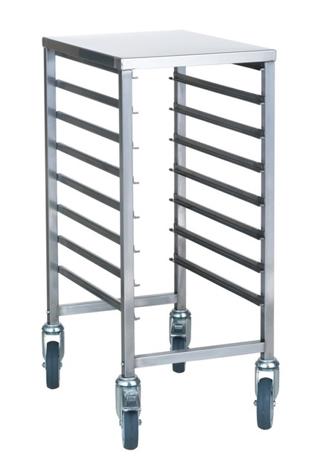 Kantinvagn rostfri 8st 1/1