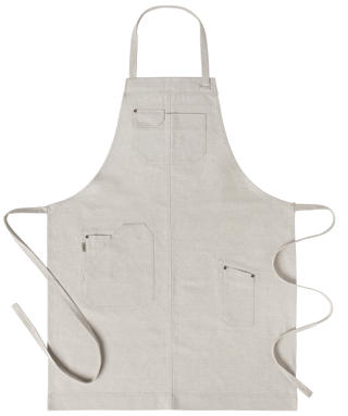 Bröstlappsförkläde 4079 beige 75x90cm