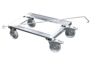 Hjulvagnstralla Rostfri 450x170x635mm