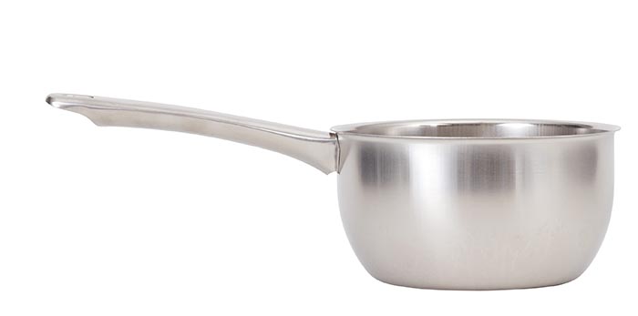 Vattenskopa rostfri rundat handtag 1L