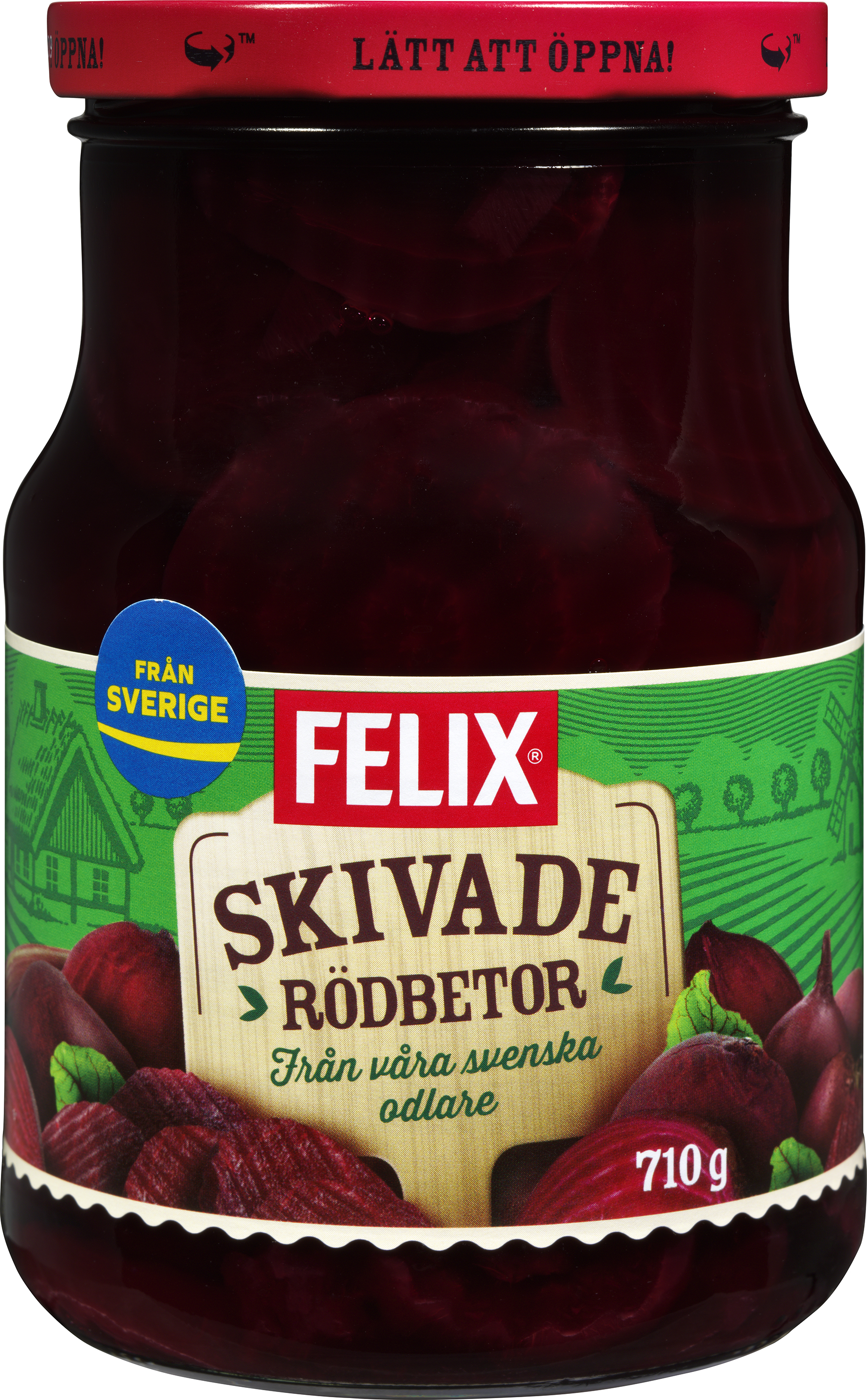 Rödbetor Skivade