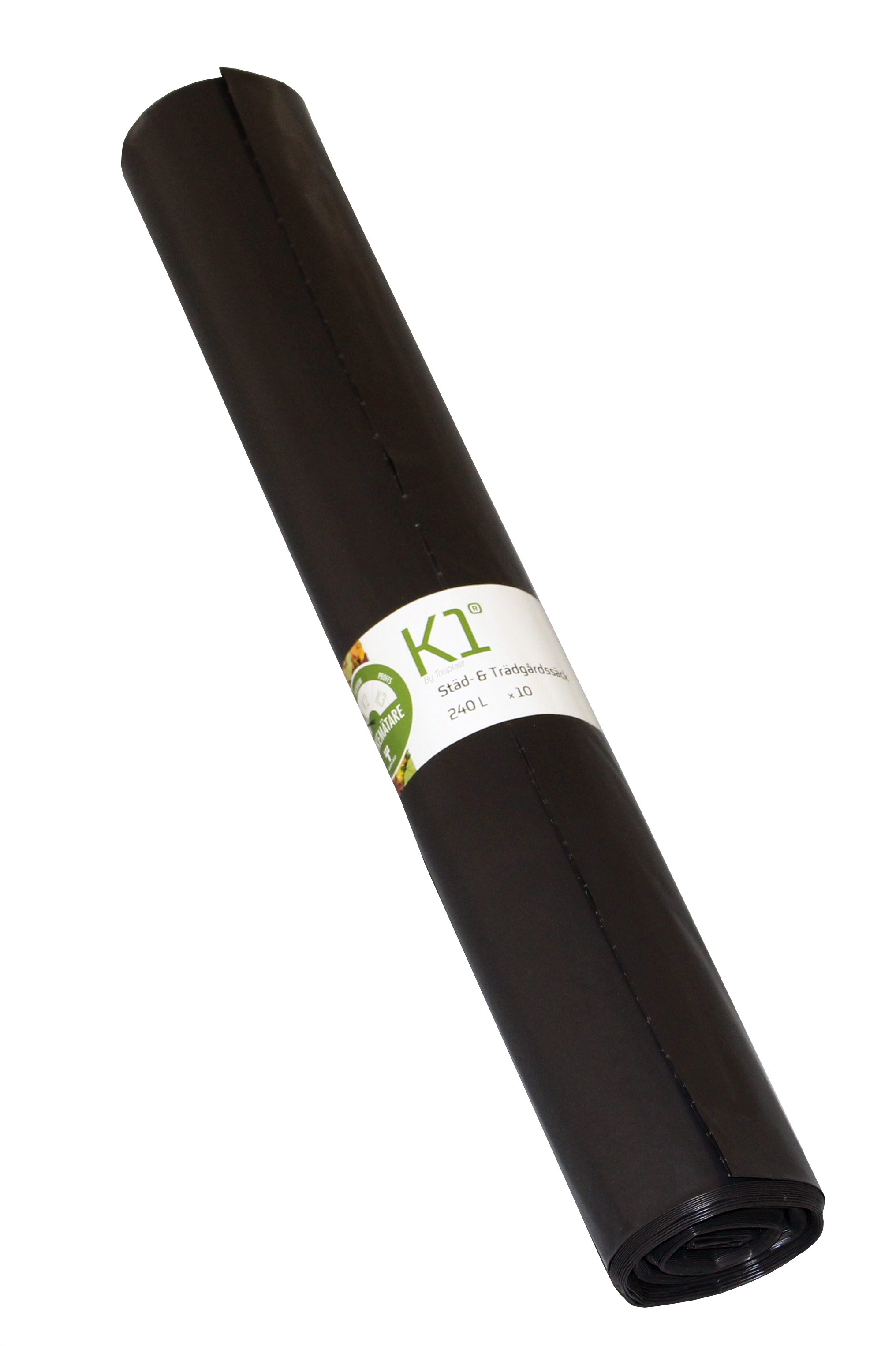 Sopsäck K1 LD/LLD städ/trädgård 240L 48my 
870x1400 svart