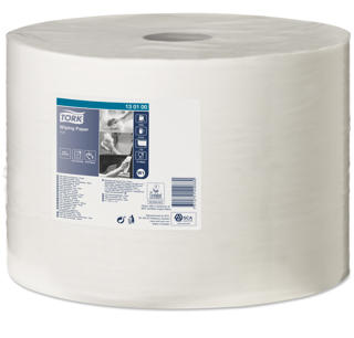 Avtorkningspapper W1 stor rulle 1-lag
24,5cmx1000m vit