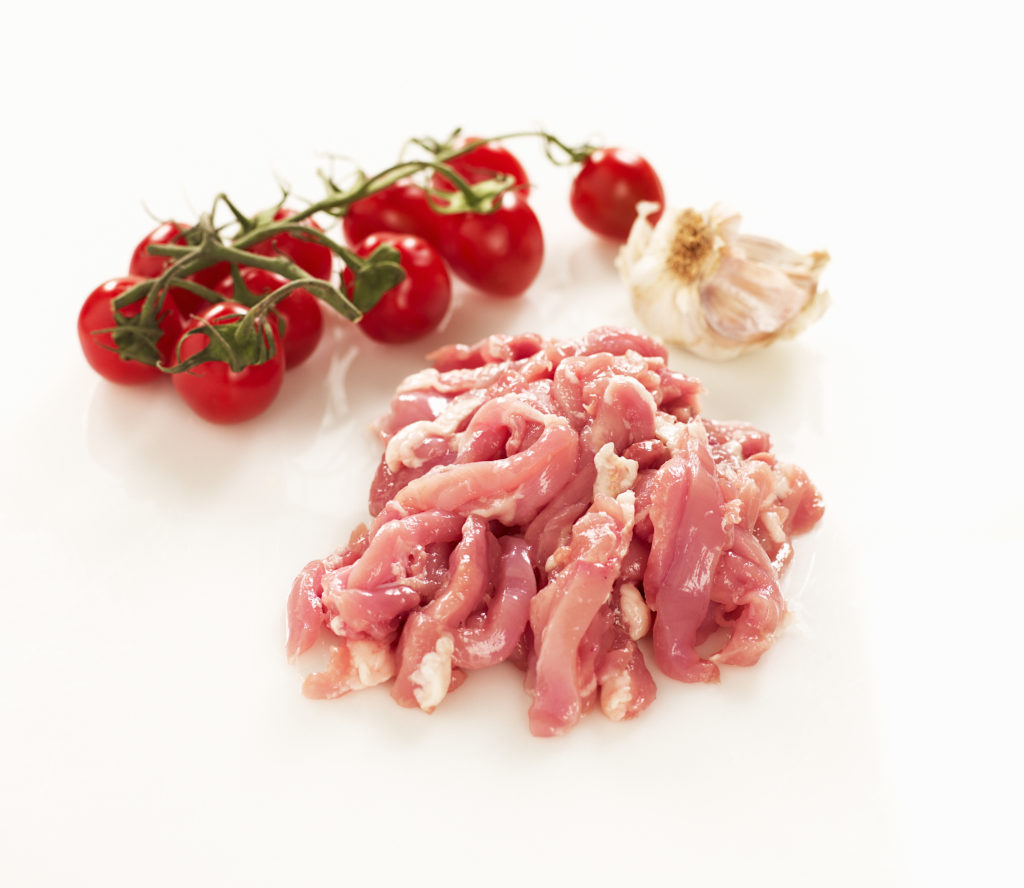 Kycklinglårfilé Strimlad 12mm