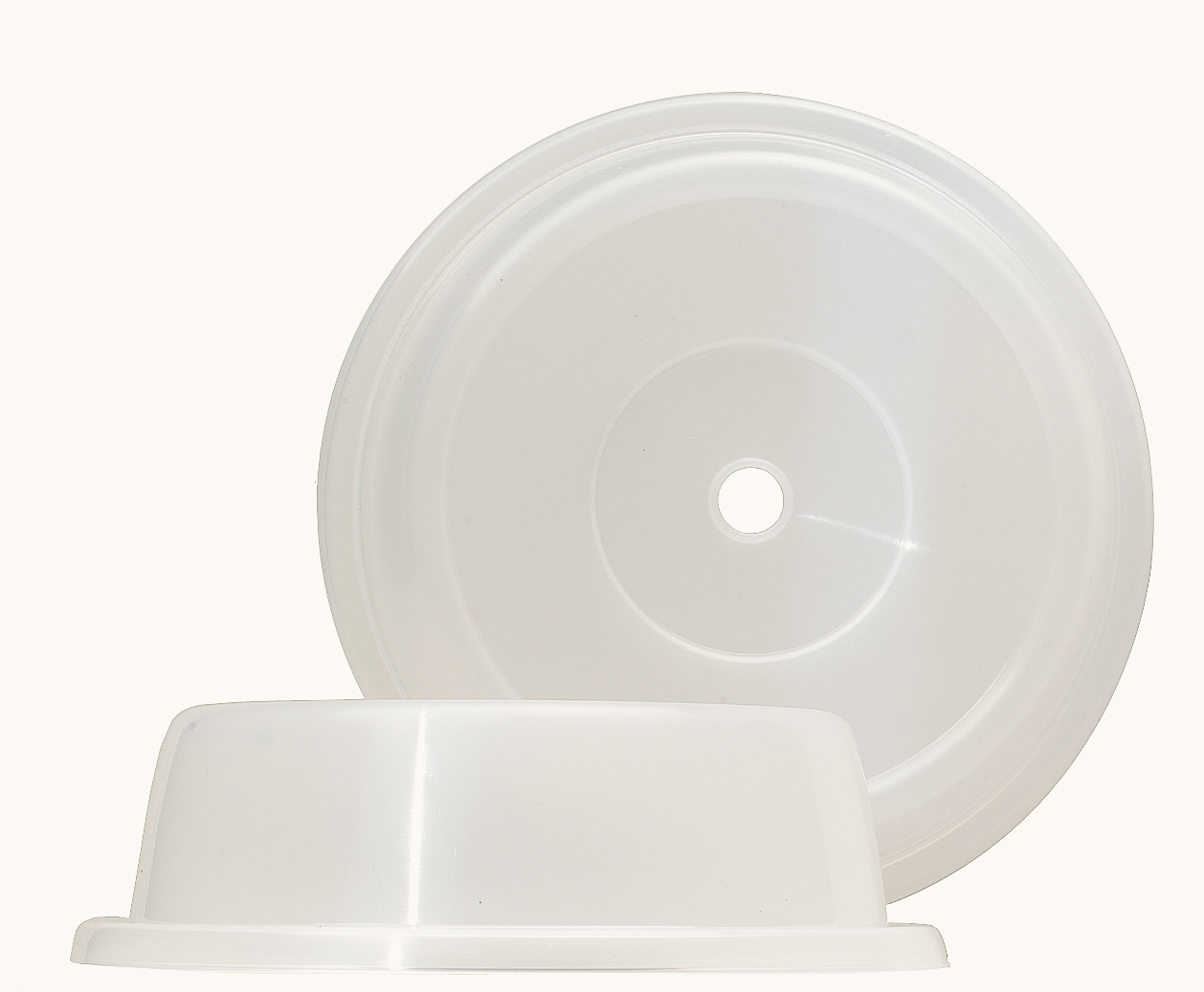 Lock för mikrovågsugn plast Ø25,5cm h7,5cm