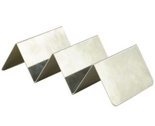 Taco/Korvställ Rostfri 2 Fack 20x10x5cm