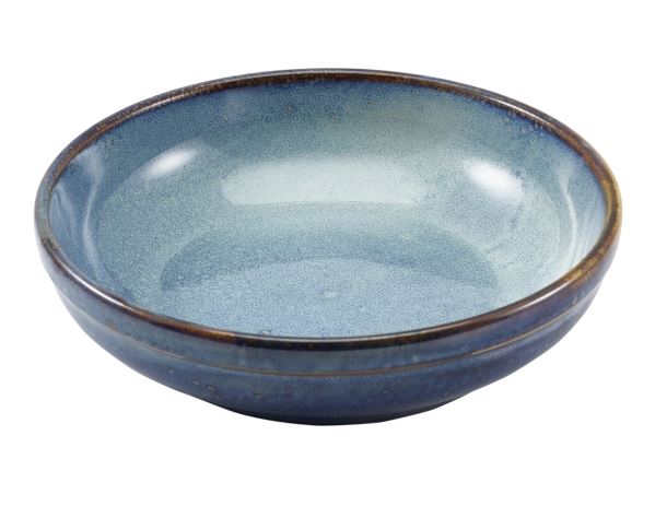 Terra tallrik djup coupe blå Ø23cm