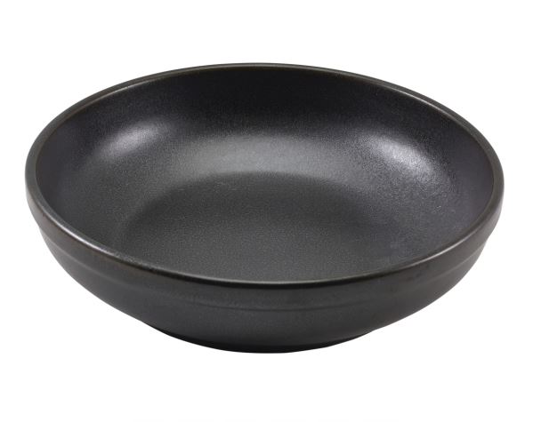 Terra tallrik djup coupe svart Ø23cm