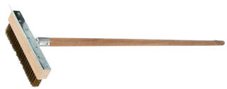 Pizzaborste med skrapa 127 cm