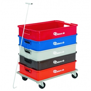 Backvagn galvaniserad öppen bottenplatta 62x40cm