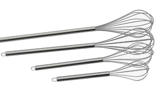 Ballongvisp rostfri 80cm