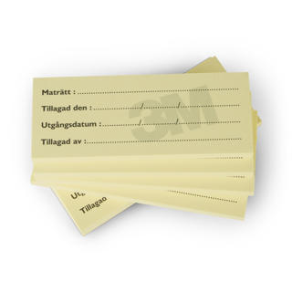 Datummärkning frysetikett Post-it