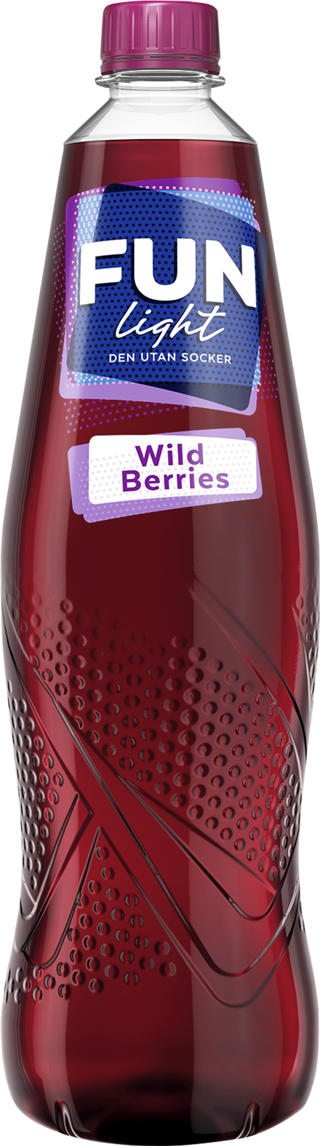 Fun Light Wild Berries 1+9 PET