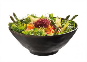 Marone Skål Melamin Svart/Brun Ø19cm H8cm 0,8L