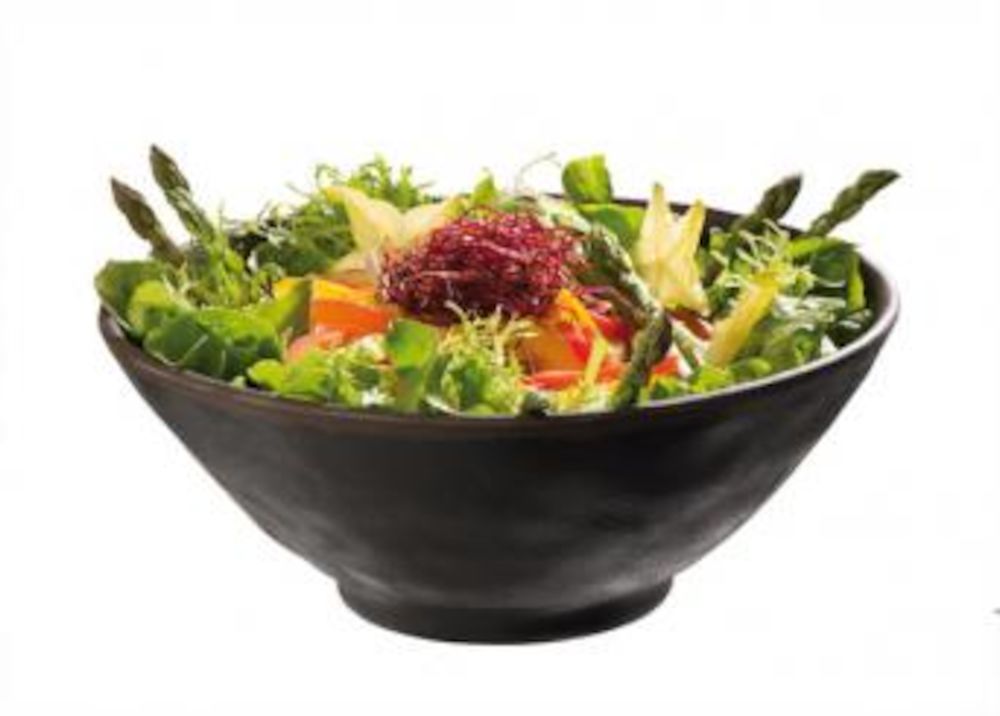 Marone Skål Melamin Svart/Brun Ø21cm H8,5cm 1L