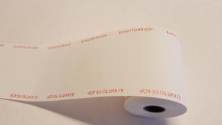 Kvittorulle Betalkortsterminal 57x46x12mm