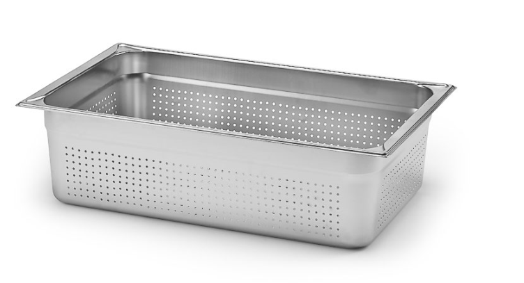 Kantin perforerad rostfri GN 1/1x150