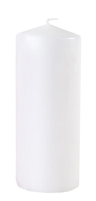 Blockljus Paraffin 80h 22x7cm Vit