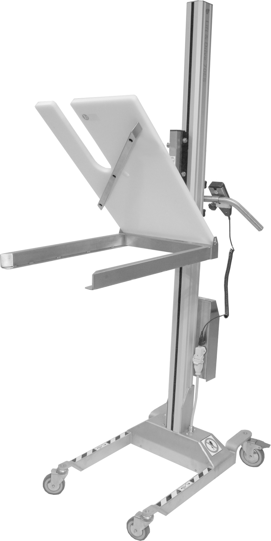 Lyftvagn med kantinflak max 70kg