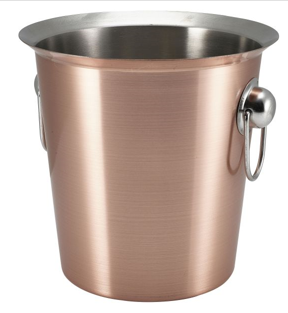 Vinkylare rostfri med kopparplätering Ø20cm
h19,5cm