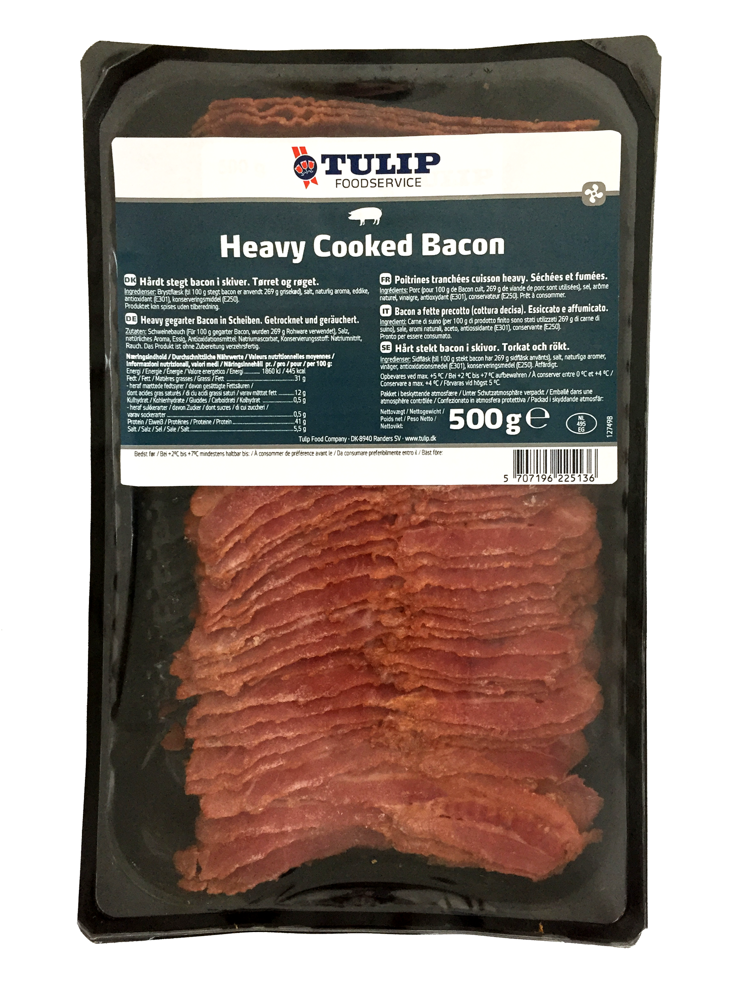 Bacon Hårt förstekt