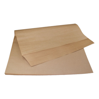 Wrappapper ark PE 30g 33x41cm brun