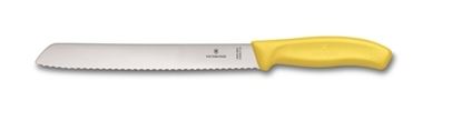 Brödkniv gul 21 cm