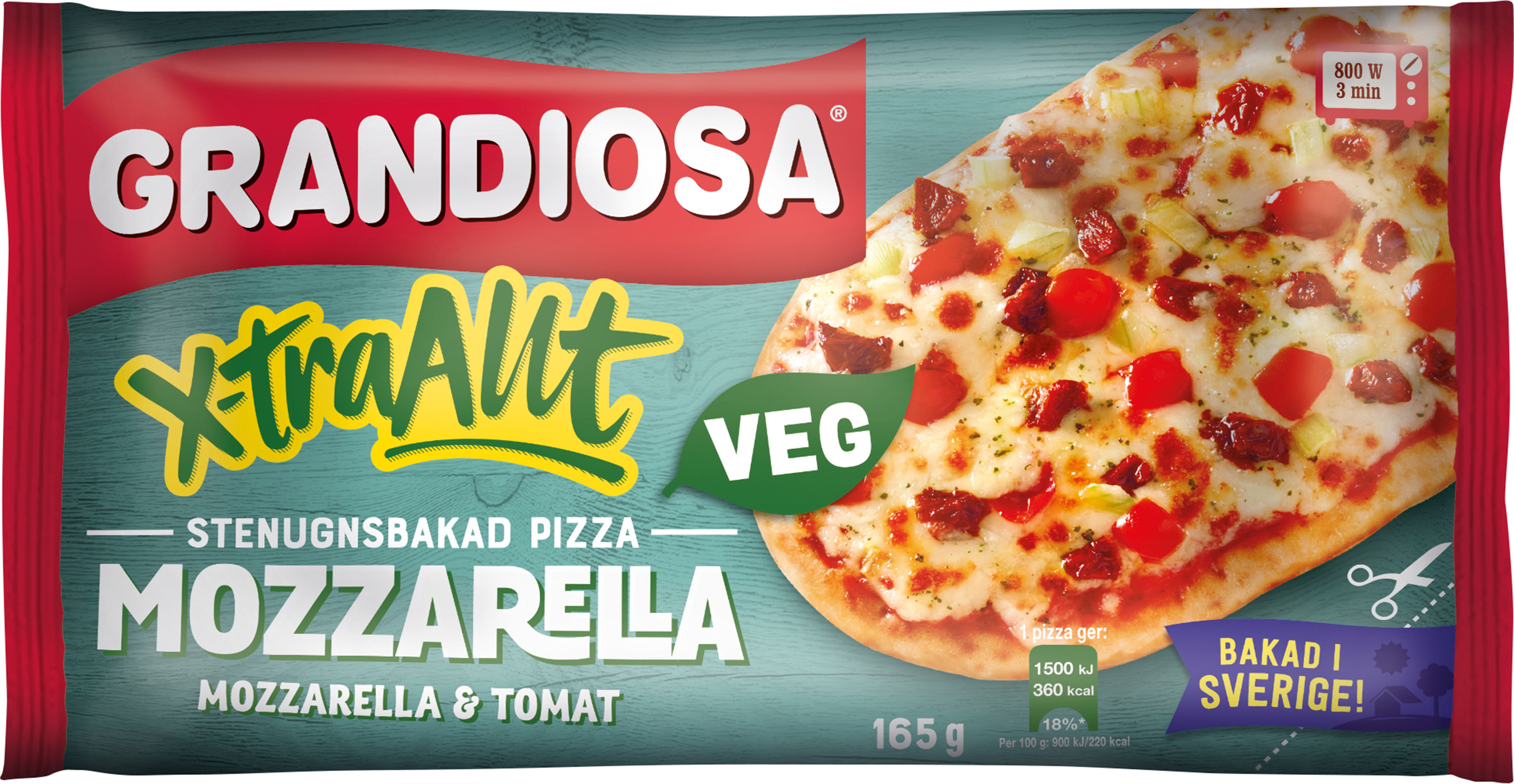 Minipizza X-tra allt Mozzarella