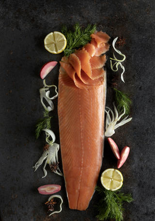 Lax Kallrökt Skivad 1,3-1,6kg