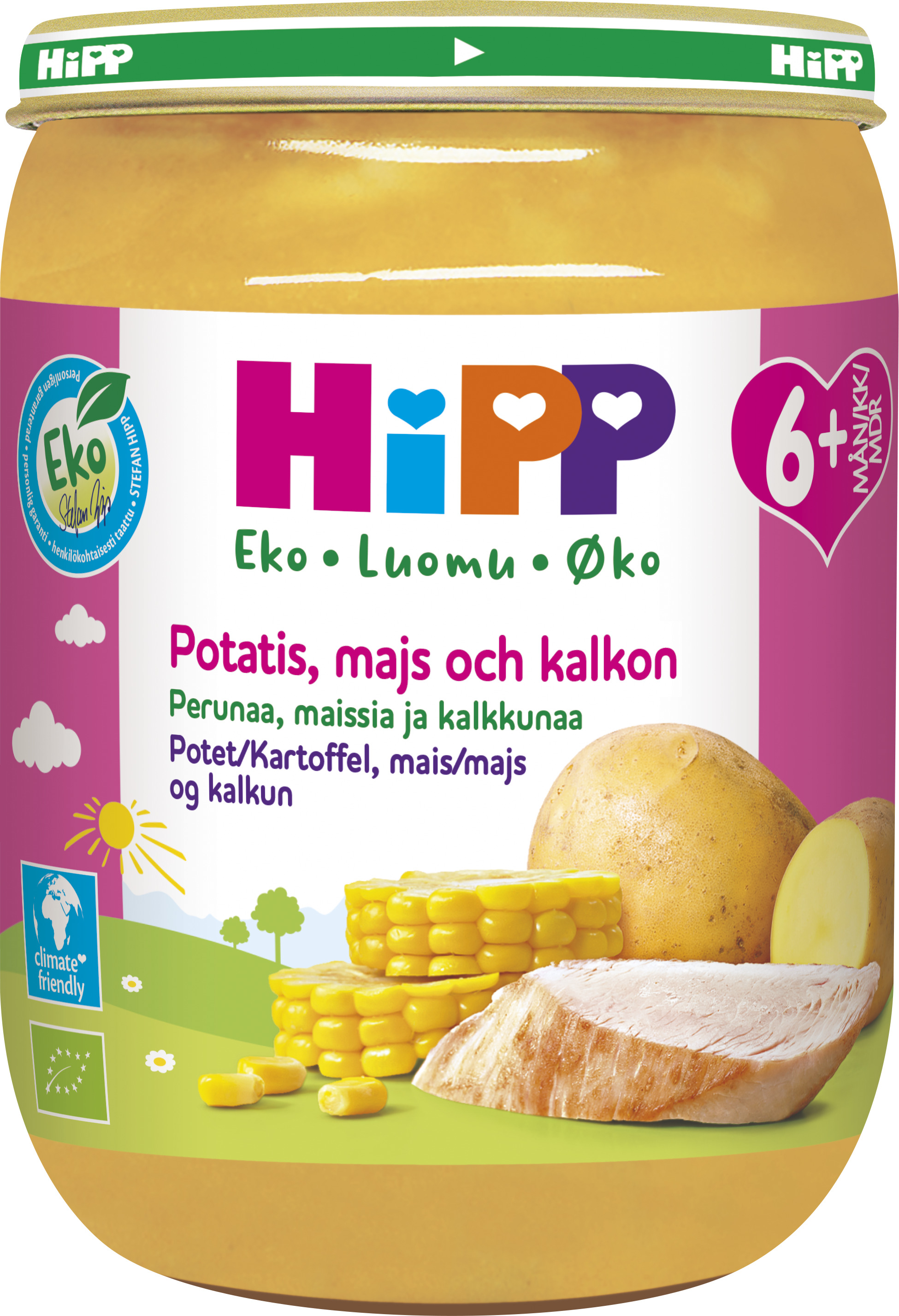 Potatis Majs & Kalkon 6 Mån EKO