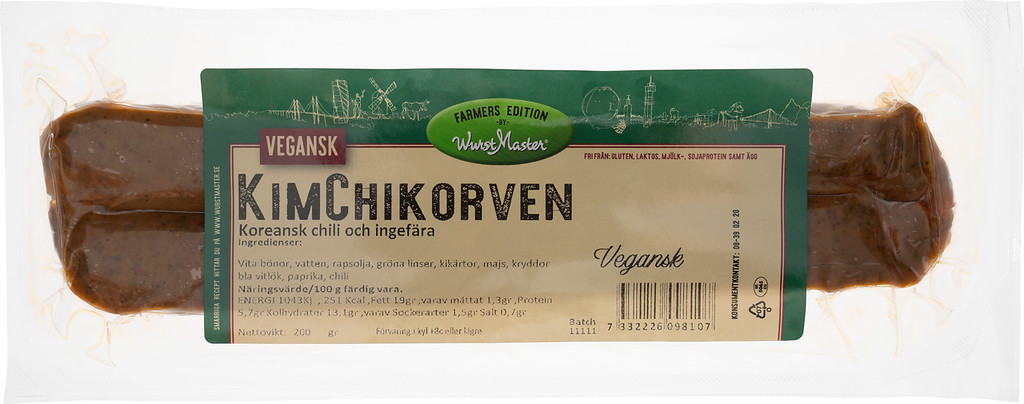 Veganska Kimchikorvar