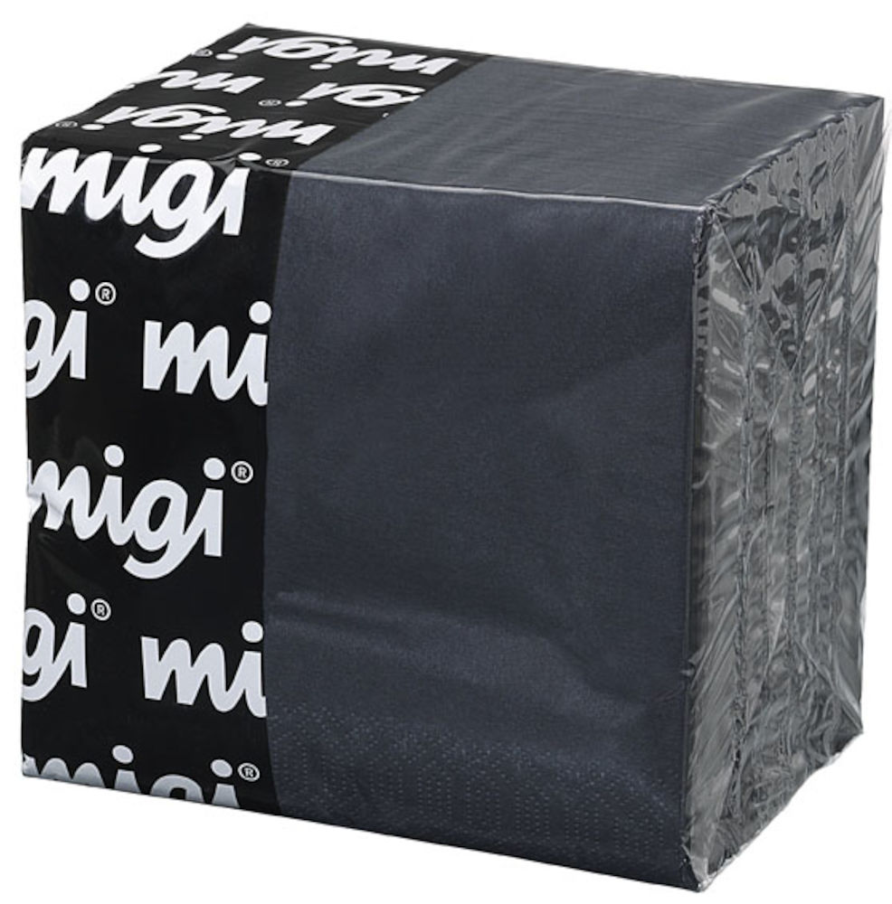 Servett 3-lag 40x40cm Svart