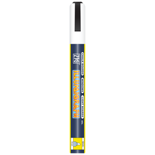 Griffelpenna vit vattenlöslig 6mm