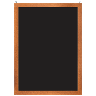 Griffeltavla trä brunbets 56x76cm