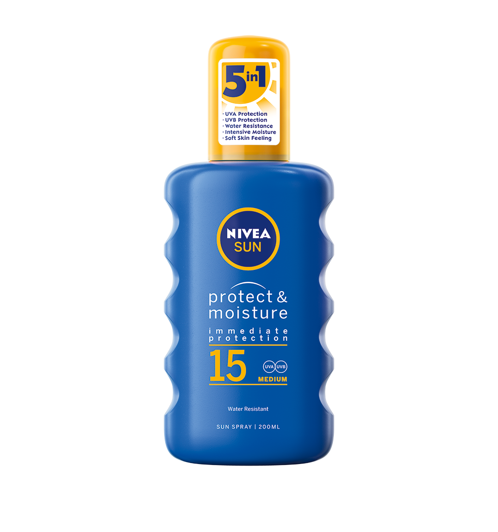 Solskydd spray Protect & moisture SPF 15