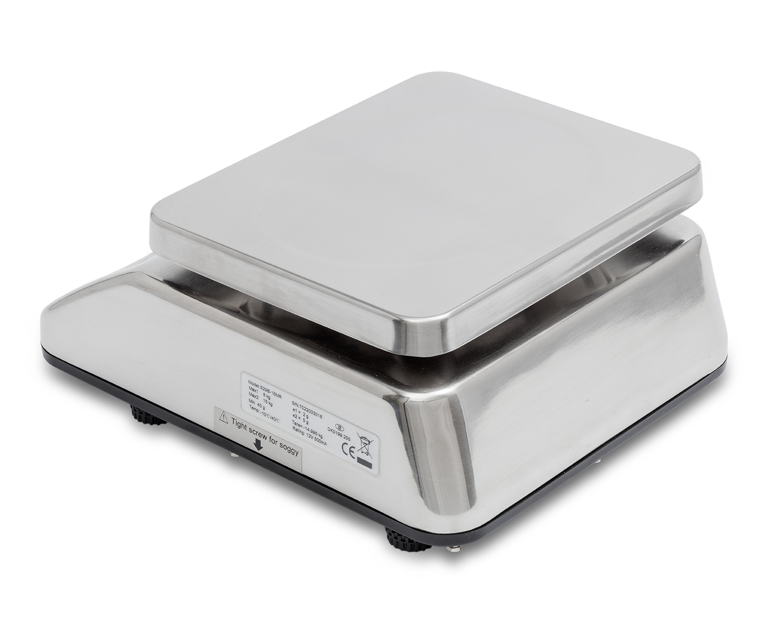 Bänkvåg rostfri 15kg/2