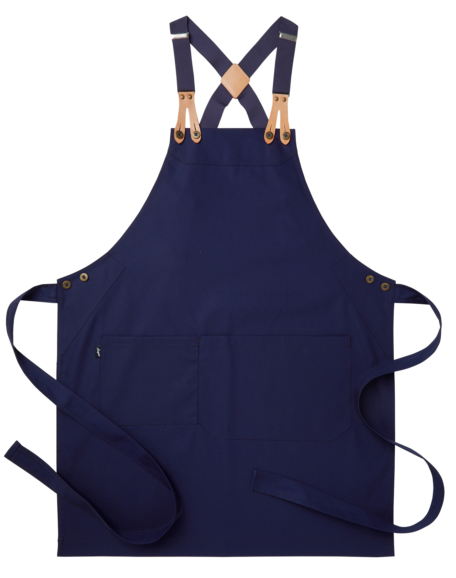 Bröstlappsförkläde 4078 marin 75x90 cm