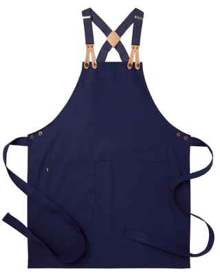 Bröstlappsförkläde 4078 marin 75x90 cm