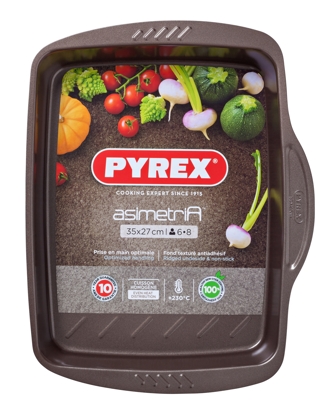 Ugnsform rektangulär non-stick kolstål 4,7l